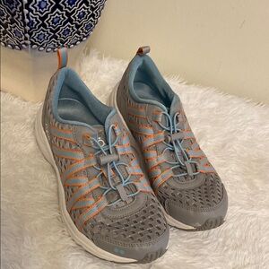 Ryka Women's Gray and Orange Athletic Shoes Sz 6.5m
